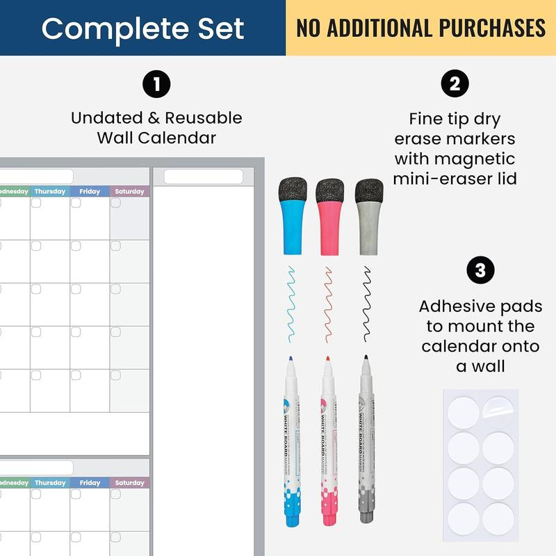 (UPDATED Version)The Big A## Calendar 2025 | Dry Erase