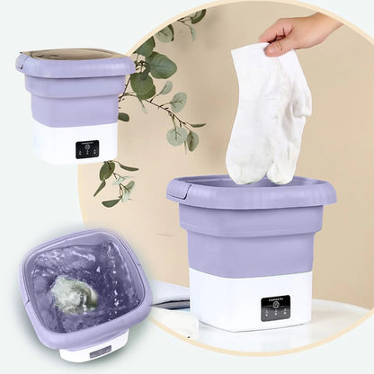 Kitchen Gagets under 2$ Portable Washing Machine Foldable Mini Washing Machine Small Washing Machine for Underwear Baby Clothes Suitable for Apartments Dormitories Camping Travel