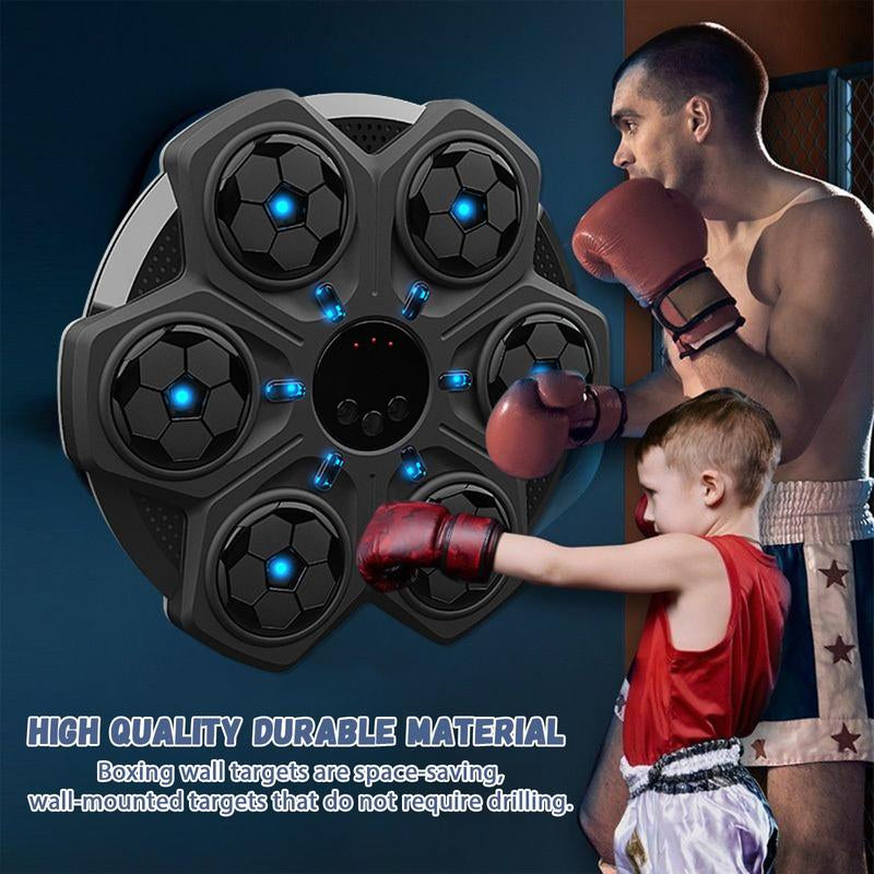 Smart Bluetooth-Compatible Boxing Machine, Wall Mounted Boxing Mat, Music Boxing Target, Home, Indoor, and Gym Boxing Music, Exercise Coordination, Boxing Pad, Boxing Equipment for Christmas Gift