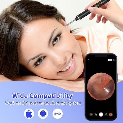 Ear Wax Removal Tool,Ear Cleaner with 1920P HD Camera, Ear Wax Removal Kits with 8 Pcs,Waterproof Otoscope with 6 LED Lights, Comfort,Gift Christmas