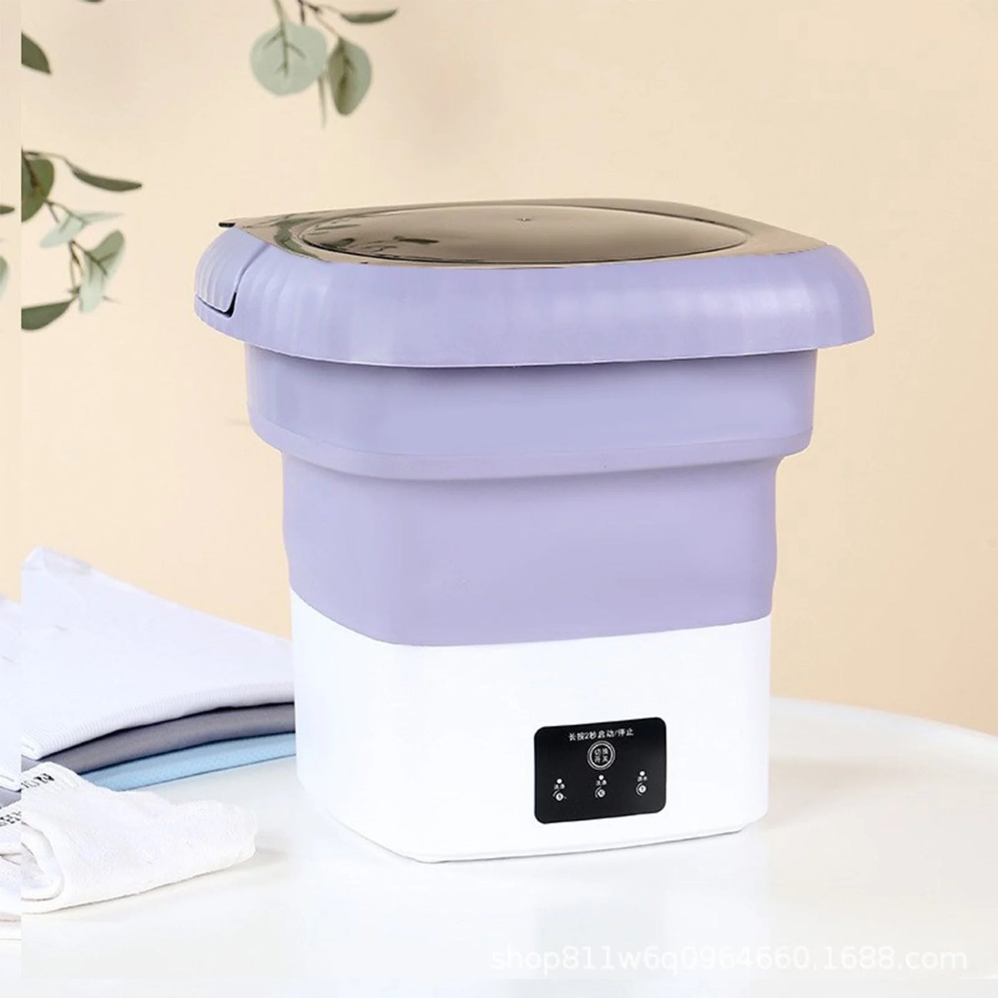 Kitchen Gagets under 2$ Portable Washing Machine Foldable Mini Washing Machine Small Washing Machine for Underwear Baby Clothes Suitable for Apartments Dormitories Camping Travel