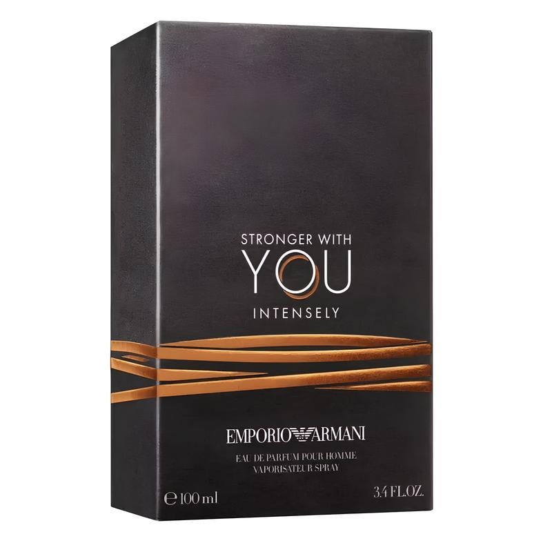 Armani Emporio Stronger with You Intensely for Men Eau De Parfum Spray 3.4 Oz (100Ml) - Luxury Designer Fragrance for Men