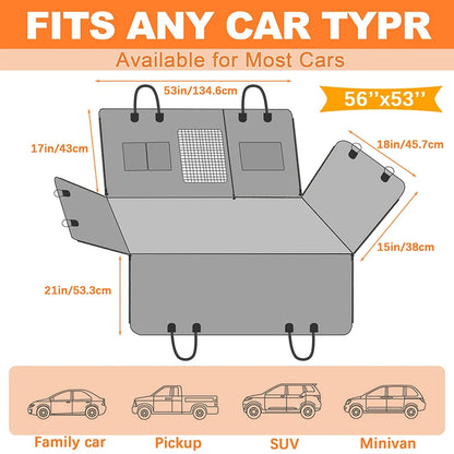 Waterproof Dog Car Seat Cover for Safe, Comfortable Travel