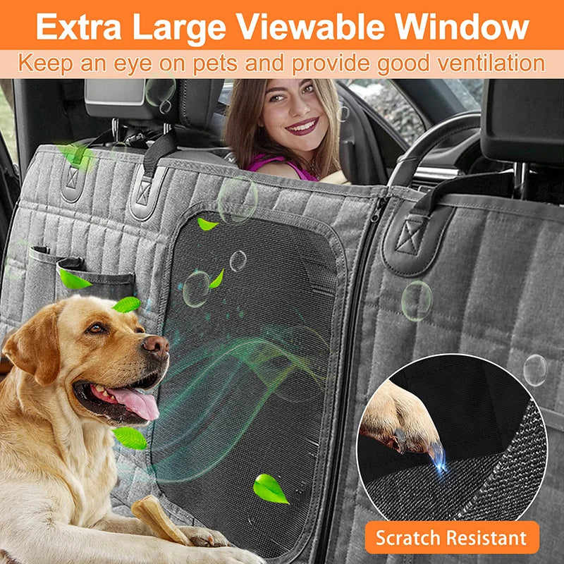 Waterproof Dog Car Seat Cover for Safe, Comfortable Travel