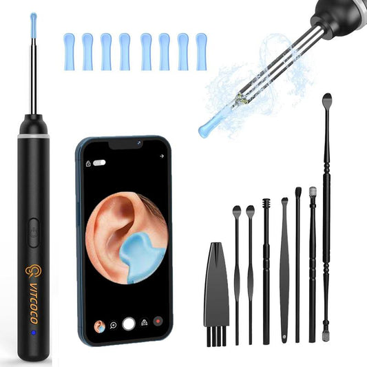 Ear Wax Removal Tool,Ear Cleaner with 1920P HD Camera, Ear Wax Removal Kits with 8 Pcs,Waterproof Otoscope with 6 LED Lights, Comfort,Gift Christmas