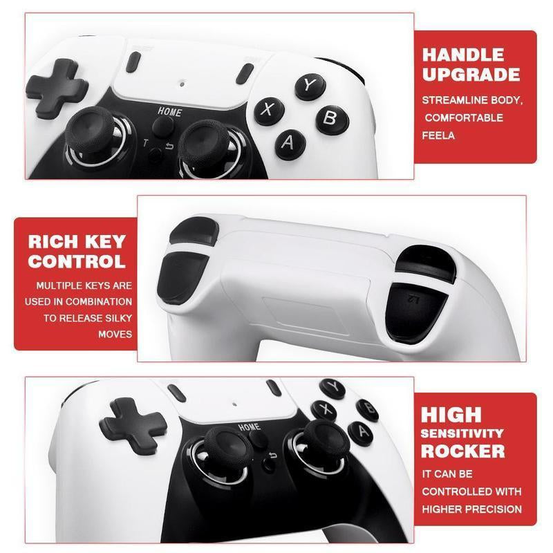 Retro Game Console 20,000-30,000+ Retro Games Stick, Revisit Classic Games Stick ,Retro Play Plug and Play Video Games Stick 20+ Emulators, 4K HDMI Output, Premium Competitive Dual Controllers Wireless Adapter Button Cable Communication