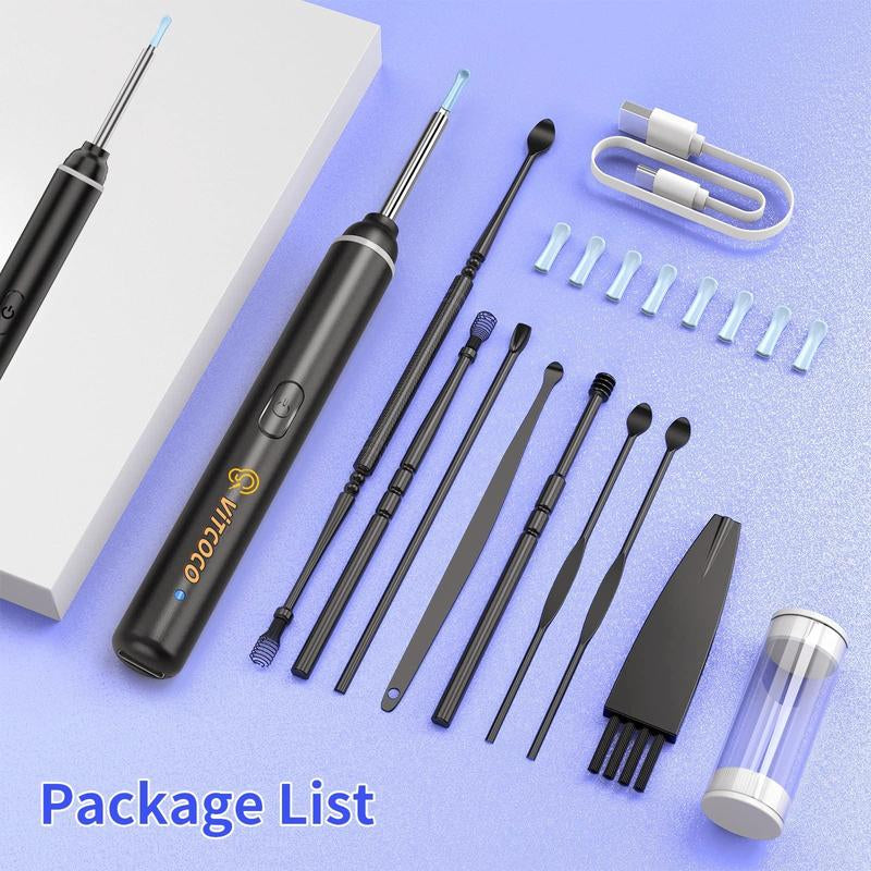 Ear Wax Removal Tool,Ear Cleaner with 1920P HD Camera, Ear Wax Removal Kits with 8 Pcs,Waterproof Otoscope with 6 LED Lights, Comfort,Gift Christmas