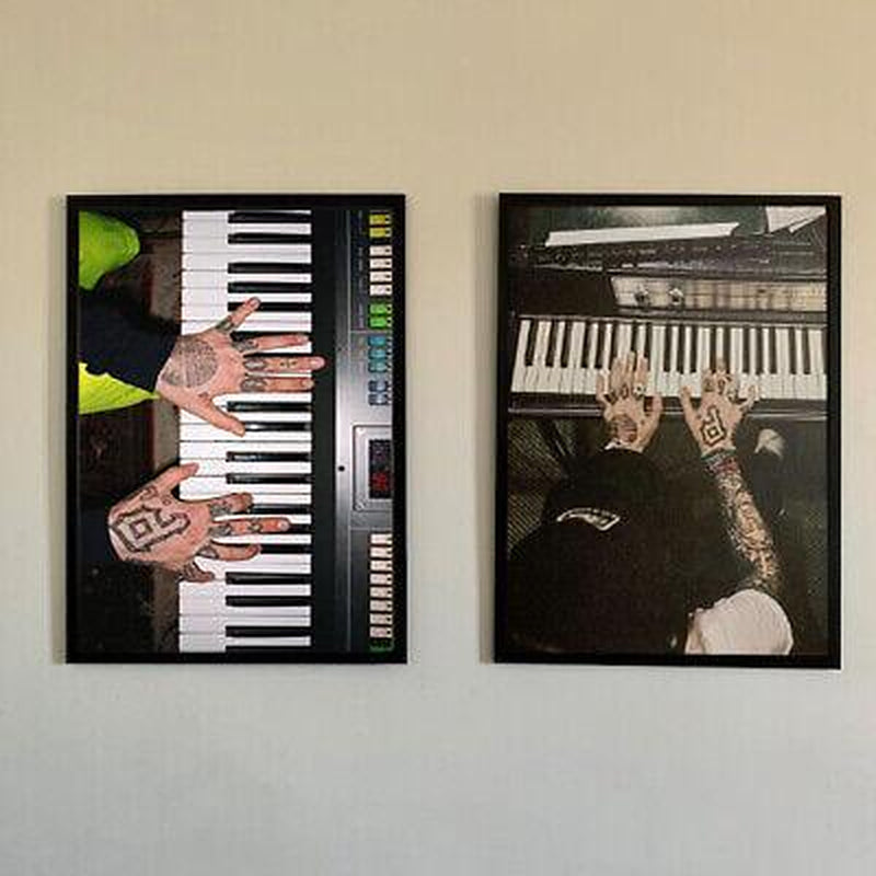 (SELECT the DESIGN) Vintage Mac Miller Piano Poster, Tribute Mac Miller Poster, Music Lovers Poster No Frame, Gift for Fans